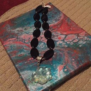 Black onyx necklace